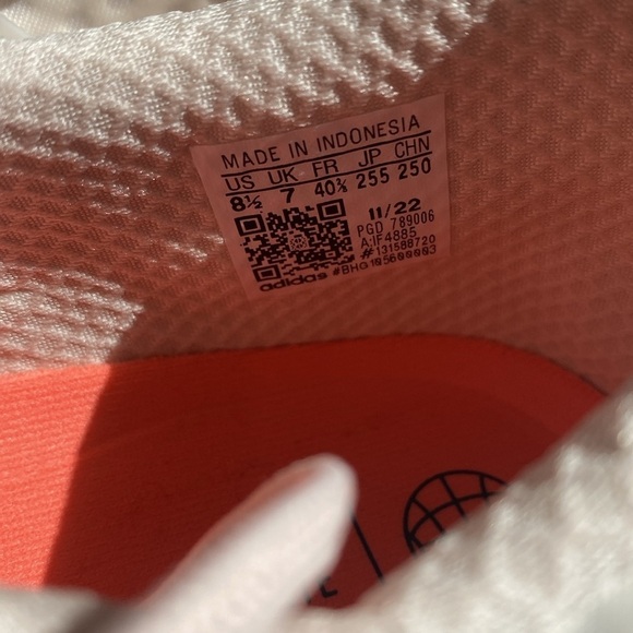 ☀️ADIDAS X_PLRBOOST Women’s 8.5 wonder quartz bliss orange - Picture 7 of 12